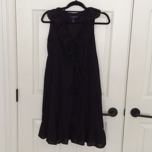 Gap sleeveless ruffle dress